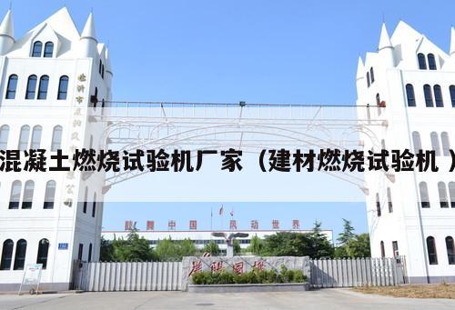 混凝土燃燒試驗機廠家（建材燃燒試驗機 ）