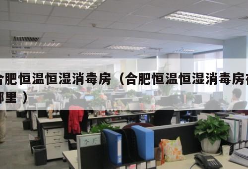 合肥恒溫恒濕消毒房（合肥恒溫恒濕消毒房在哪里 ）